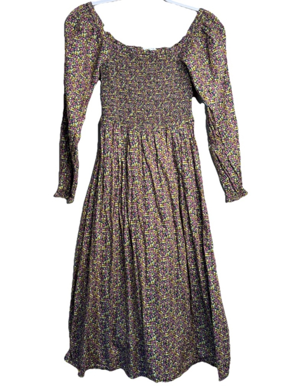 J. Crew Organic Cotton Daydream Midi Dress Liberty Fabric Floral Busy Izzy S H17